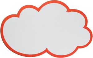 1343136 - Mediatech FRANKEN Moderationskarten Wolke 620 x 370 mm, weiss/rot, 20 Stück kaufen Schweiz | Mediatech.ch