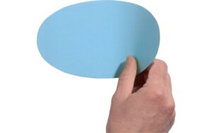 1343148_2 - Mediatech FRANKEN selbstklebende Moderationskarten Oval, 190 x 110 mm, sortiert, 300 Stück