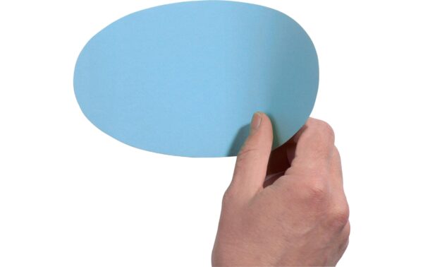 1343148_2 - Mediatech FRANKEN selbstklebende Moderationskarten Oval, 190 x 110 mm, sortiert, 300 Stück