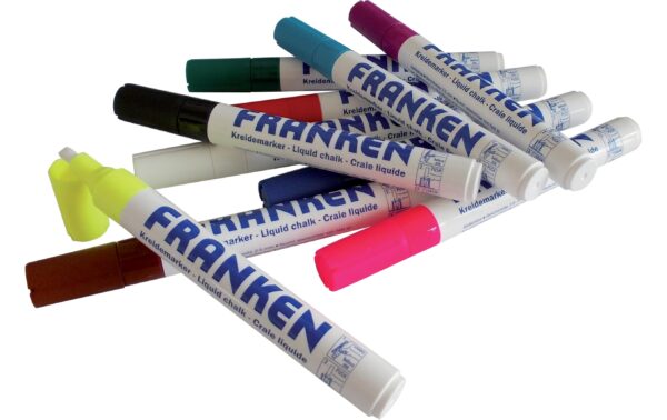 1343174_2 - Mediatech FRANKEN Kreidemarker-Set Gleichmässiger, satter Tintenfluss