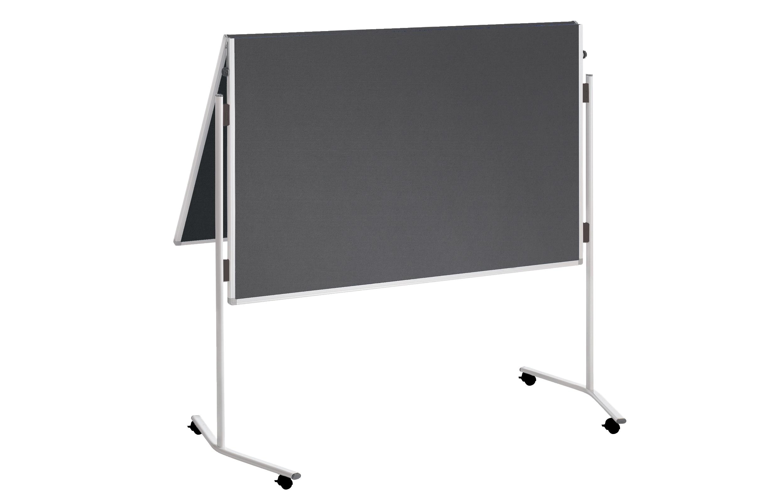 1343235 - Mediatech FRANKEN Moderationstafel ECO, 120 x 150 cm grau/Filz, klappbar kaufen Schweiz | Mediatech.ch