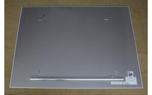 FRANKEN Design-Schreibtafel aus Glas reinweiss, 100 x 65 cm