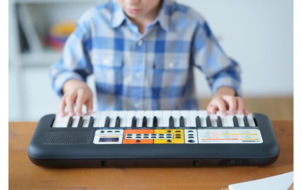 Yamaha PSS-F30 Mini Keyboard, 37 Mini Keys, Schwarz
