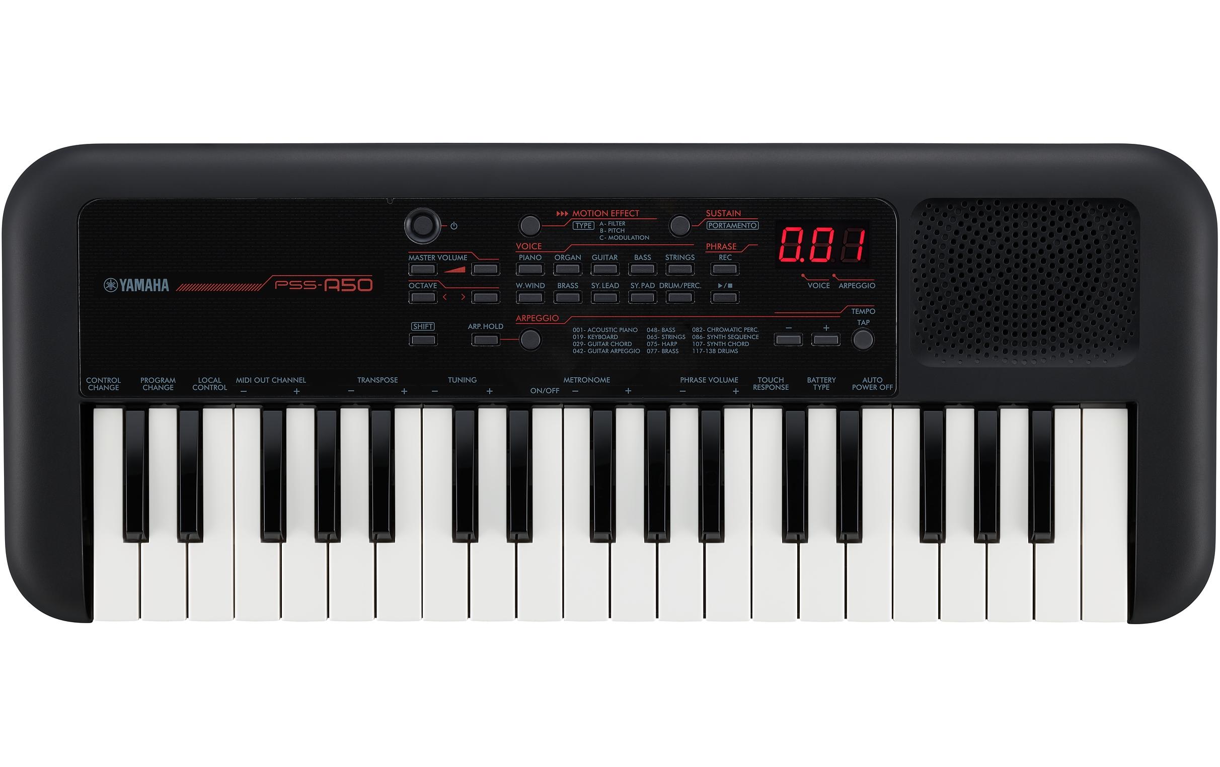 1344193 - Mediatech Yamaha PSS-A50 Mini Keyboard, 37 Mini Keys, Schwarz kaufen Schweiz | Mediatech.ch