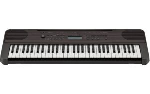 1344375_1 - Mediatech Yamaha PSR-E360DW Portable Keyboard, 61 Keys, Dark Walnut