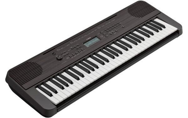 1344375_2 - Mediatech Yamaha PSR-E360DW Portable Keyboard, 61 Keys, Dark Walnut