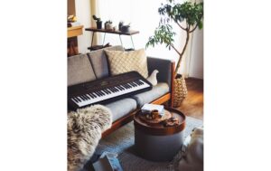 1344375_7 - Mediatech Yamaha PSR-E360DW Portable Keyboard, 61 Keys, Dark Walnut