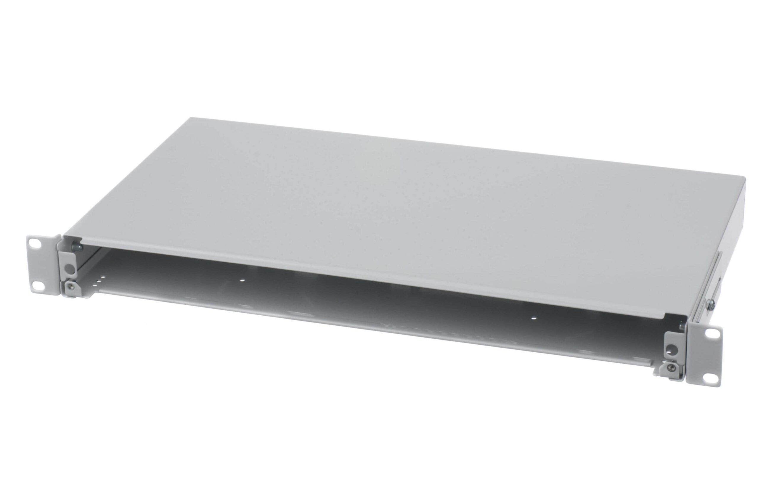134584 - Mediatech Lightwin Premium 19 Zoll LWL Verteilerlade Leergehäuse ohne Frontplatte, grau kaufen Schweiz | Mediatech.ch