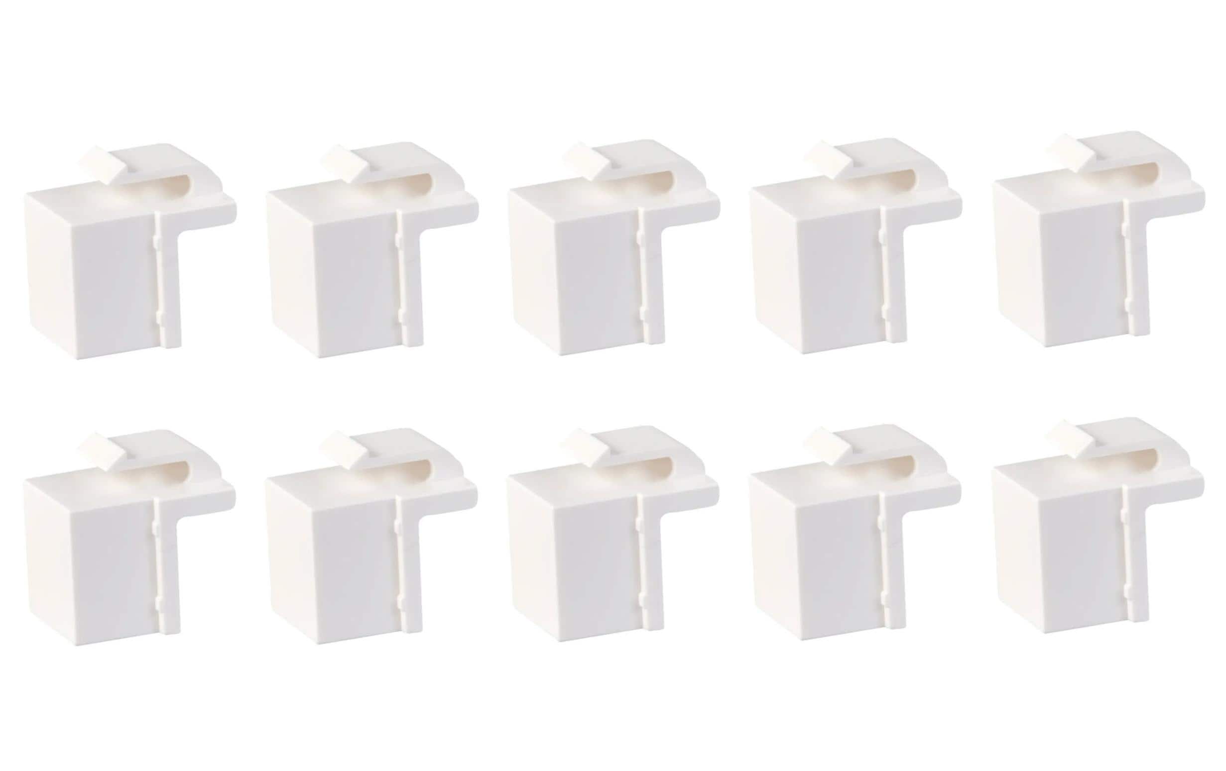 1346510 - Mediatech Dätwyler Blindabdeckung Keystone ZT weiss, 10er Set kaufen Schweiz | Mediatech.ch