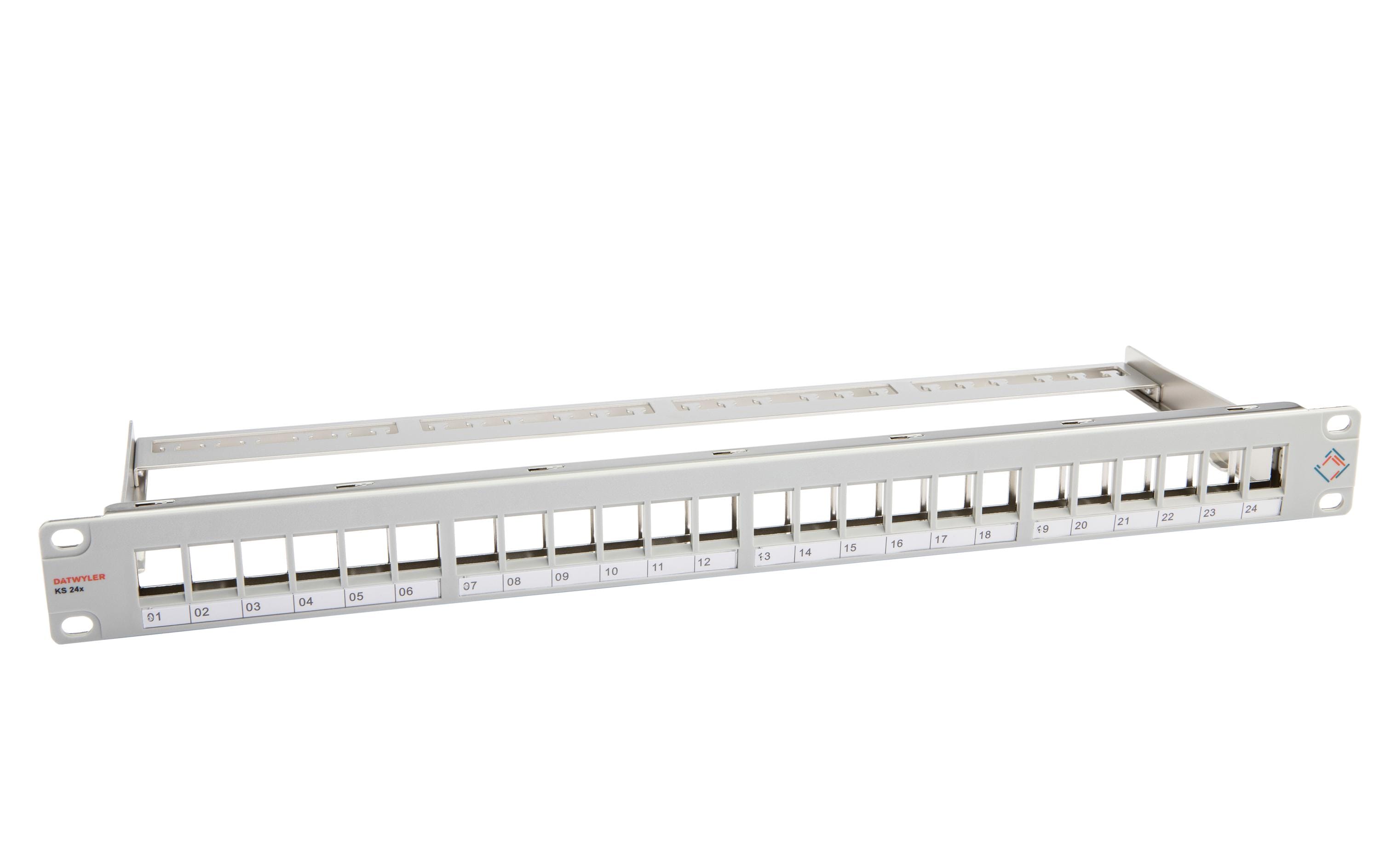 1346512 - Mediatech Dätwyler Patch Panel KS 24x grau kaufen Schweiz | Mediatech.ch