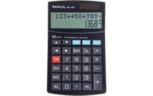 Maul Tischrechner MTL600 12 Stellen, 2 Zeilen, schwarz