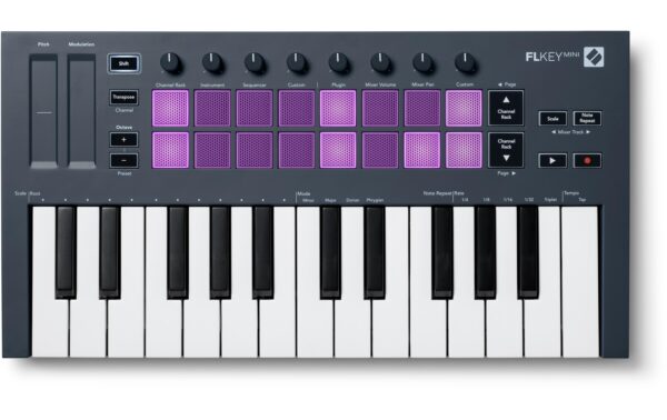 Novation FLkey Mini 25-Minitasten USB-Midi Keyboard