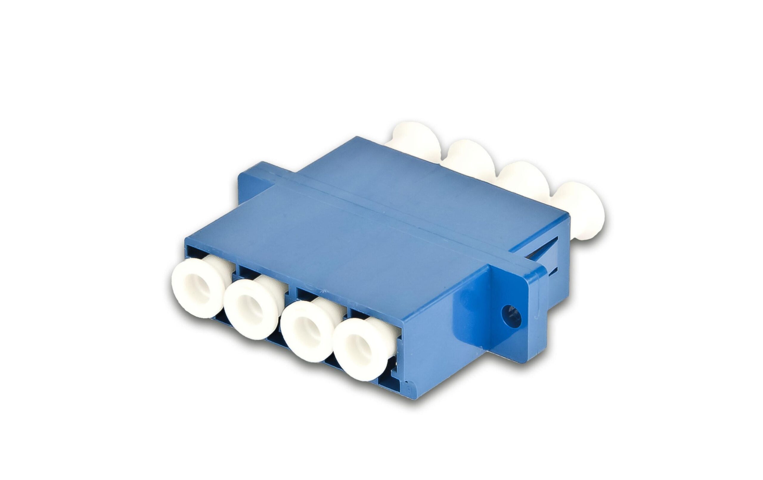 135125 - Mediatech Lightwin LWL Kupplung LC-LC (4-fach), Quad Singlemode, plastik, blau kaufen Schweiz | Mediatech.ch