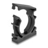 Delock Kabelschlauchhalter 28.5mm, 4 Stück mit Verschlussclip, schwarz