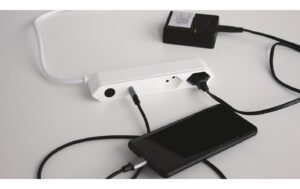 Steffen STEBA IQ 2xT13 2xUSB-C 2.1A 1.5m Td Kabel, Clip-Befestiung, weiss