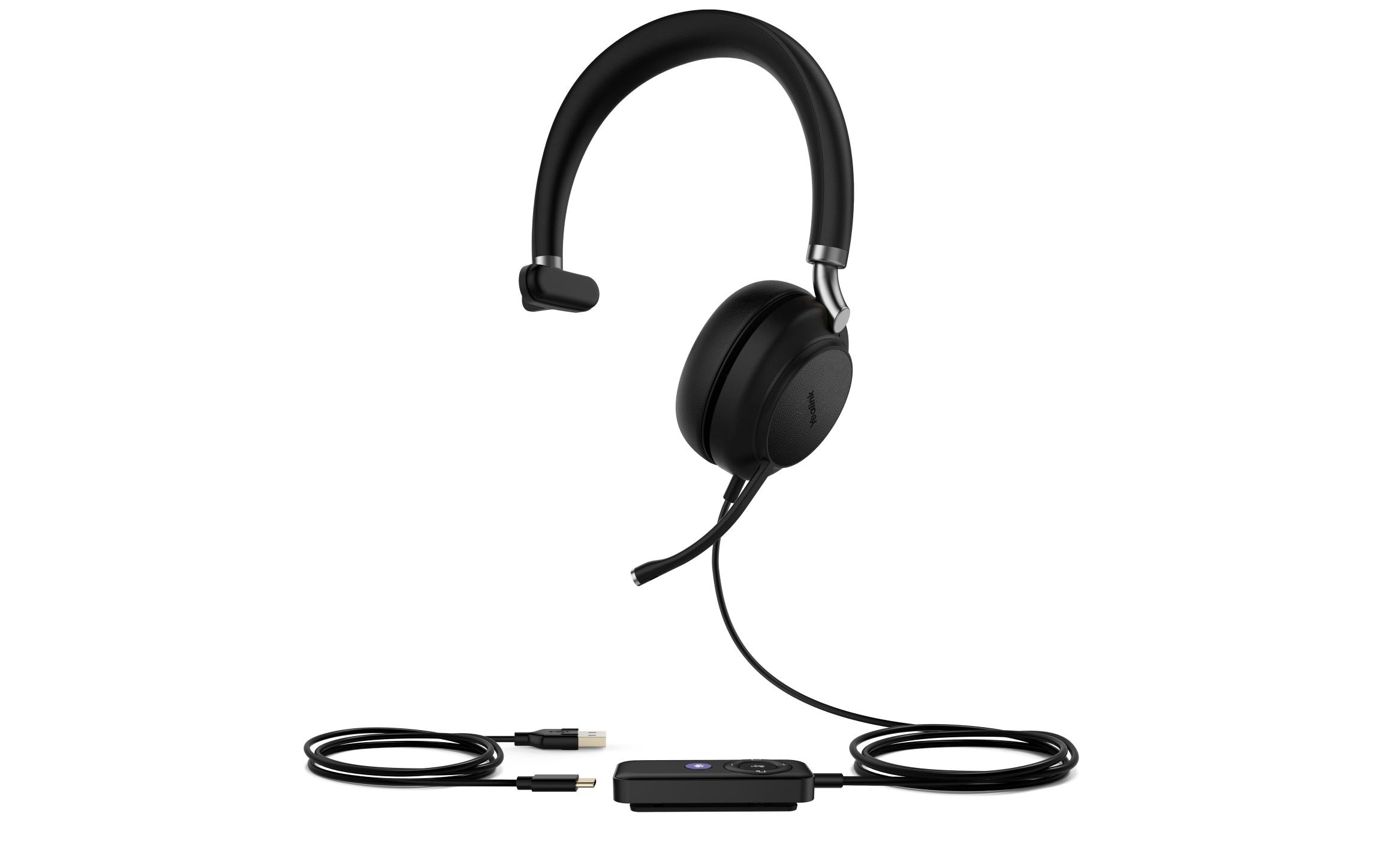 1359641 - Mediatech Yealink Headset UH38 Mono UC USB-C, UC, W/O Bat