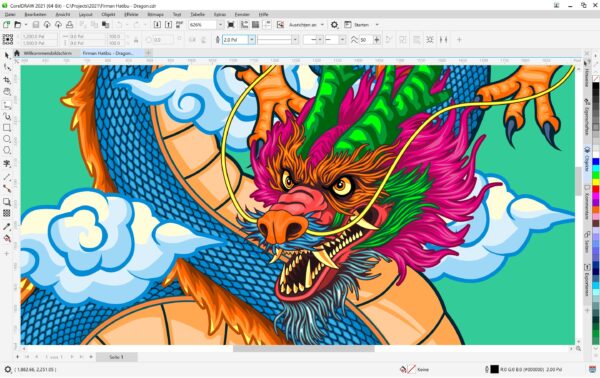 Corel CorelDraw Graphics Suite Agnostic Single User, Box, Windows, 1 Jahr, ML