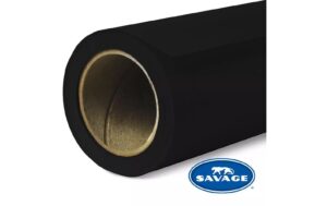 Savage Hintergrundpapier schwarz 3.56 x 32m Masse 3.56 x 32m
