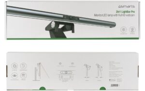 4smarts 2in1 LightBar + FullHD Webcam USB, Full HD, schwarz