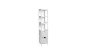 1375228 - Mediatech Vasagle Schrank Landhausstil, Weiss MDF, 30x30x141.5 cm, Traglast max. 15 kg kaufen Schweiz | Mediatech.ch