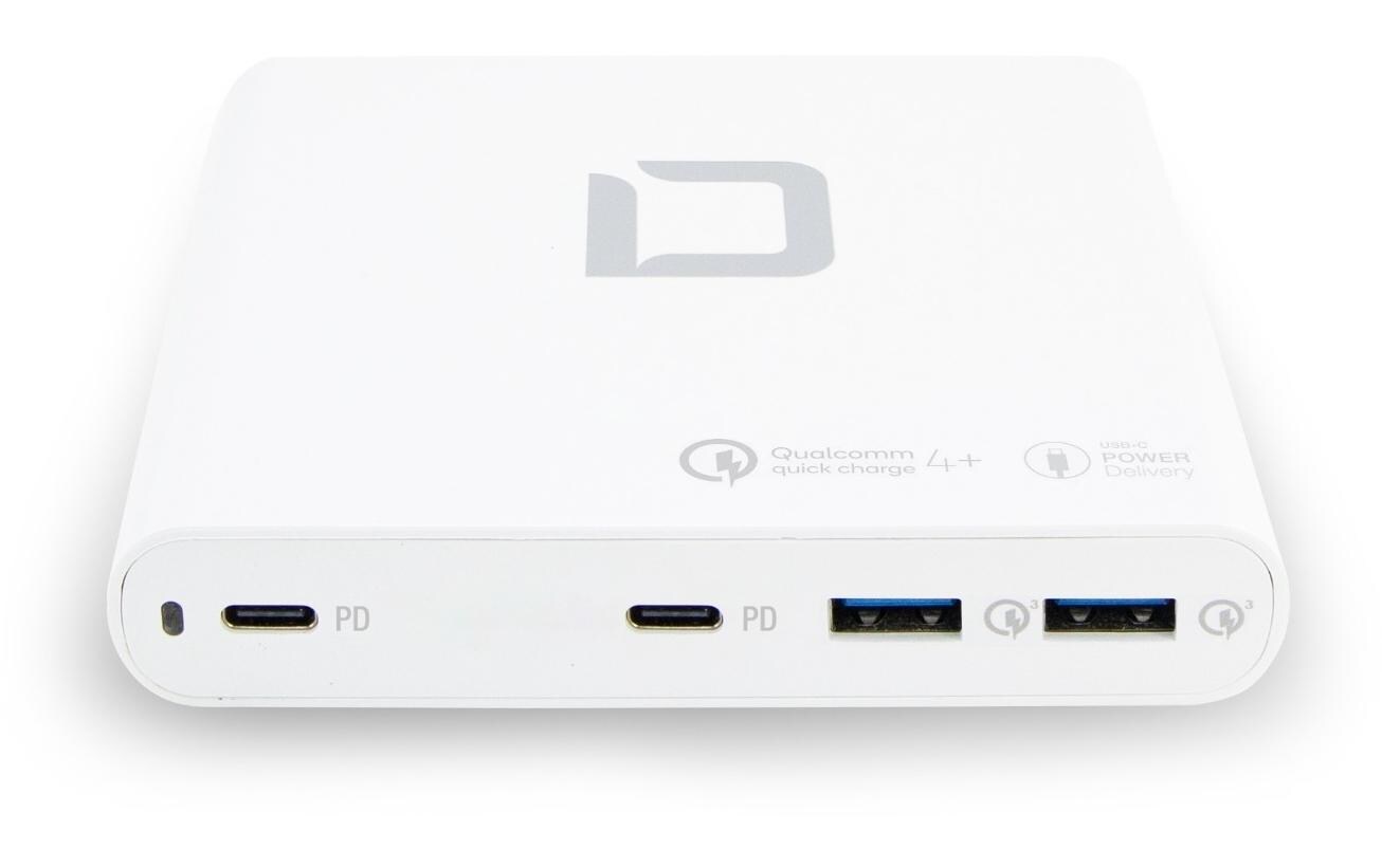 1376538_1 - Mediatech Dicota Univ Laptop Charger Universal PRO EU/UK (120W), weiss