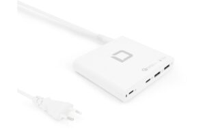 1376538_4 - Mediatech Dicota Univ Laptop Charger Universal PRO EU/UK (120W), weiss