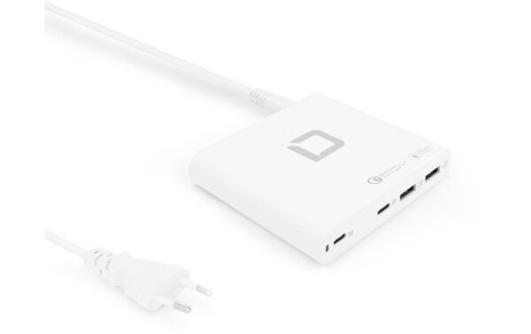 1376538_4 - Mediatech Dicota Univ Laptop Charger Universal PRO EU/UK (120W), weiss