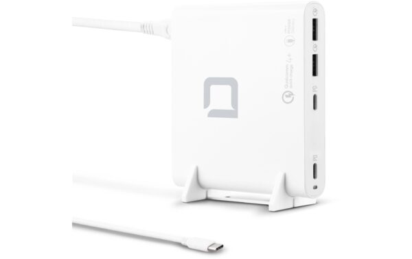1376538_5 - Mediatech Dicota Univ Laptop Charger Universal PRO EU/UK (120W), weiss