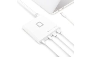 1376538_8 - Mediatech Dicota Univ Laptop Charger Universal PRO EU/UK (120W), weiss
