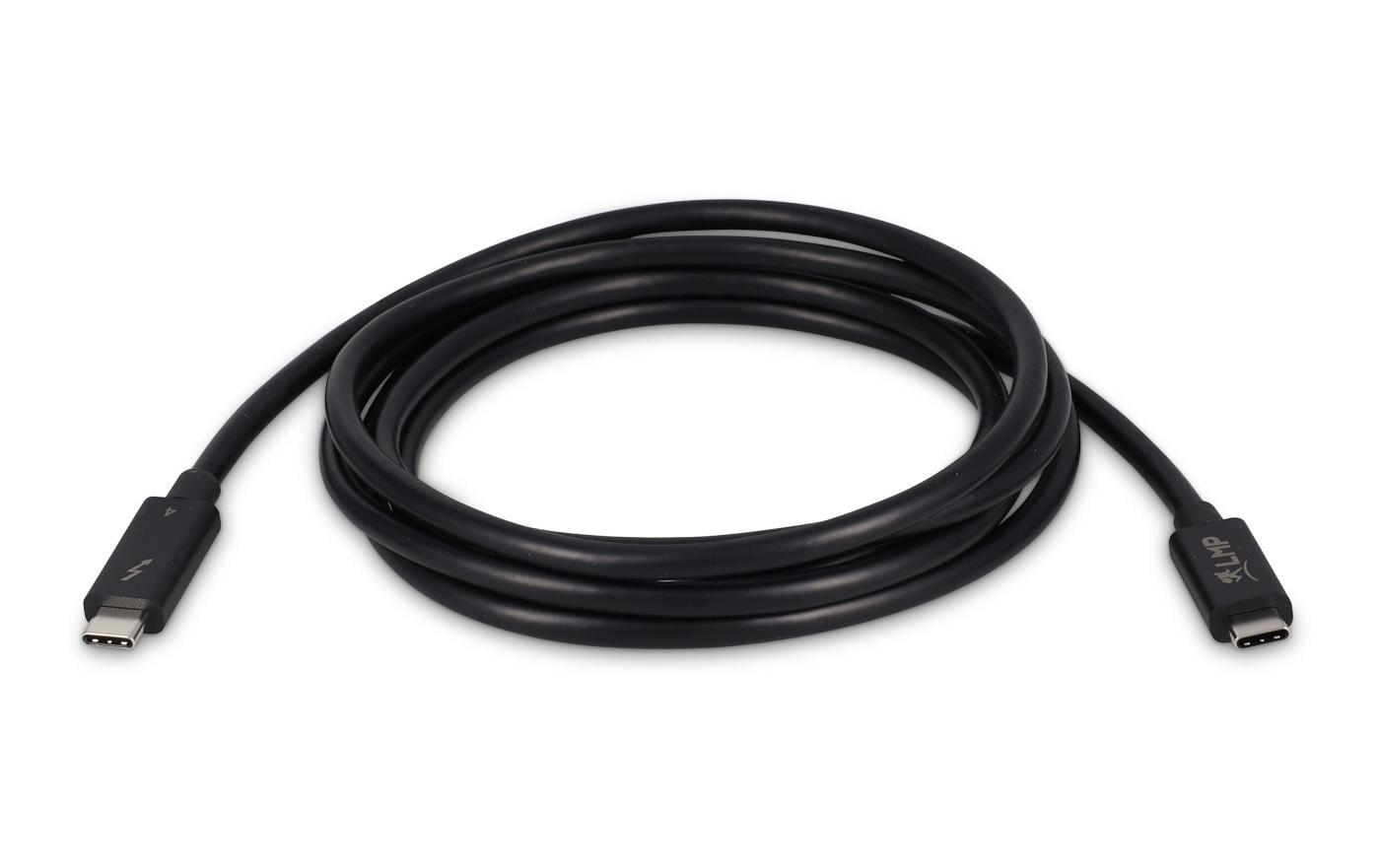 1379912 - Mediatech LMP Thunderbolt 4 Kabel, USB-C, 2m, aktiv 40Gbps, schwarz, 100 Watt Power Delivery kaufen Schweiz | Mediatech.ch