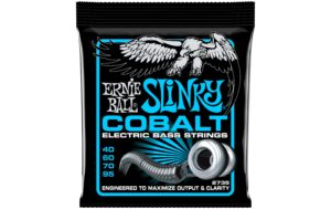 Ernie Ball 2735 Slinky Cobalt E-Bass Saitensatz, Extra 40-95