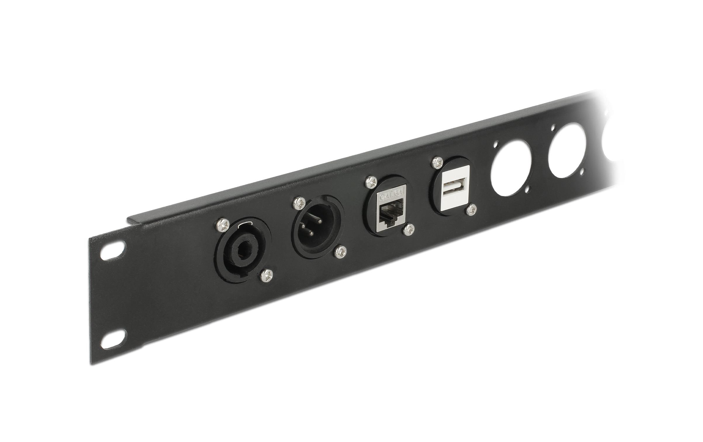 1380845_1 - Mediatech Delock Keystone Modul: 3.5mm 3 Pin Klinkenstecker zu Terminalblock, schwarz