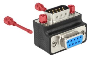 1382735 - Mediatech Delock D-Sub 9Pin Stecker>Winkeladapter270° gewinkelt Mutter und Schraube tauschbar270°
