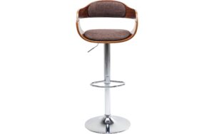 Kare Barhocker Monaco Schoko 106x48x48 cm (HxBxL), Kunstleder, Metall