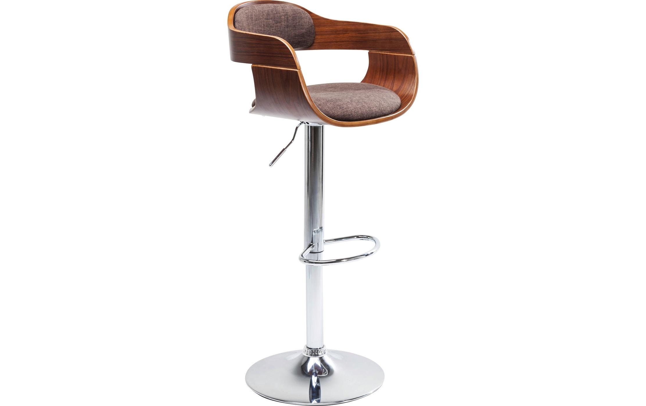1384211_1 - Mediatech Kare Barhocker Monaco Schoko 106x48x48 cm (HxBxL), Kunstleder, Metall,