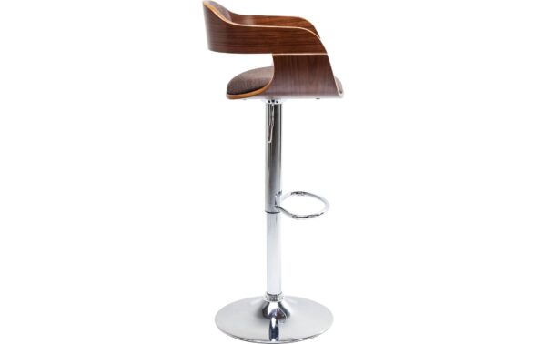 1384211_2 - Mediatech Kare Barhocker Monaco Schoko 106x48x48 cm (HxBxL), Kunstleder, Metall,