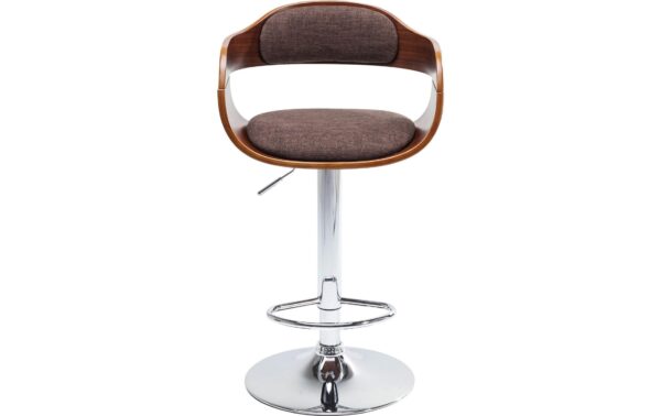 1384211_4 - Mediatech Kare Barhocker Monaco Schoko 106x48x48 cm (HxBxL), Kunstleder, Metall,