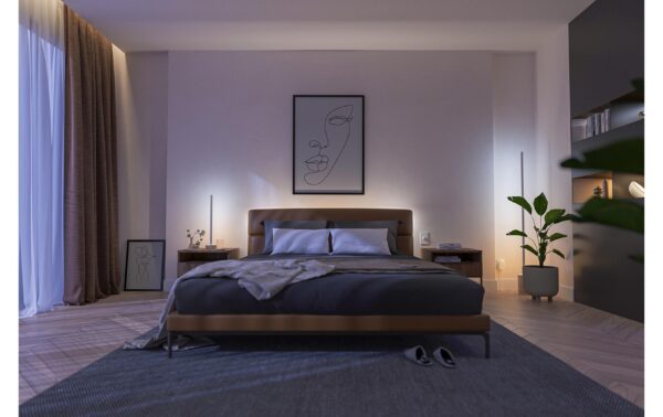 Philips Hue Gradient Tischl. Signe Oak weiss