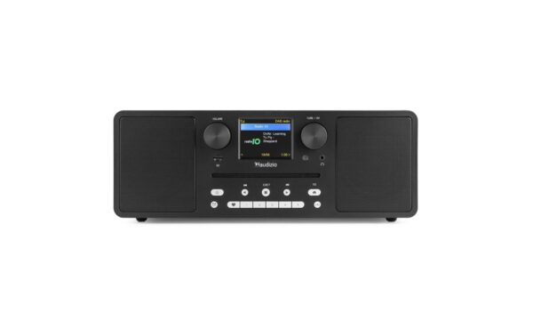 Audizio NaplesBK DAB+/FM/Net Radio mit BT/SD u. CD, schwarz