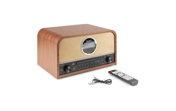 1385674_6 - Mediatech Audizio Salerno Retro DAB+ Radio, CD-Player, BT, USB