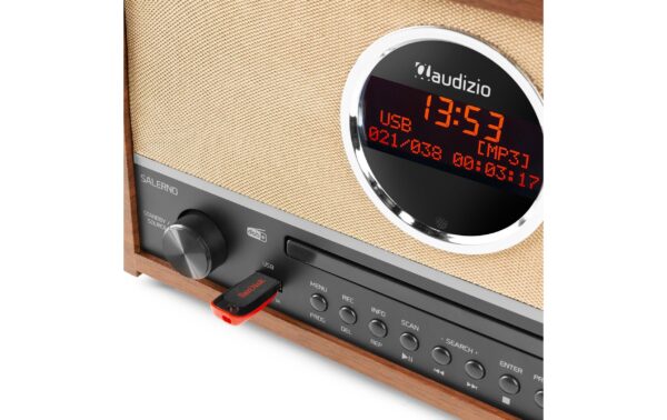 1385674_7 - Mediatech Audizio Salerno Retro DAB+ Radio, CD-Player, BT, USB