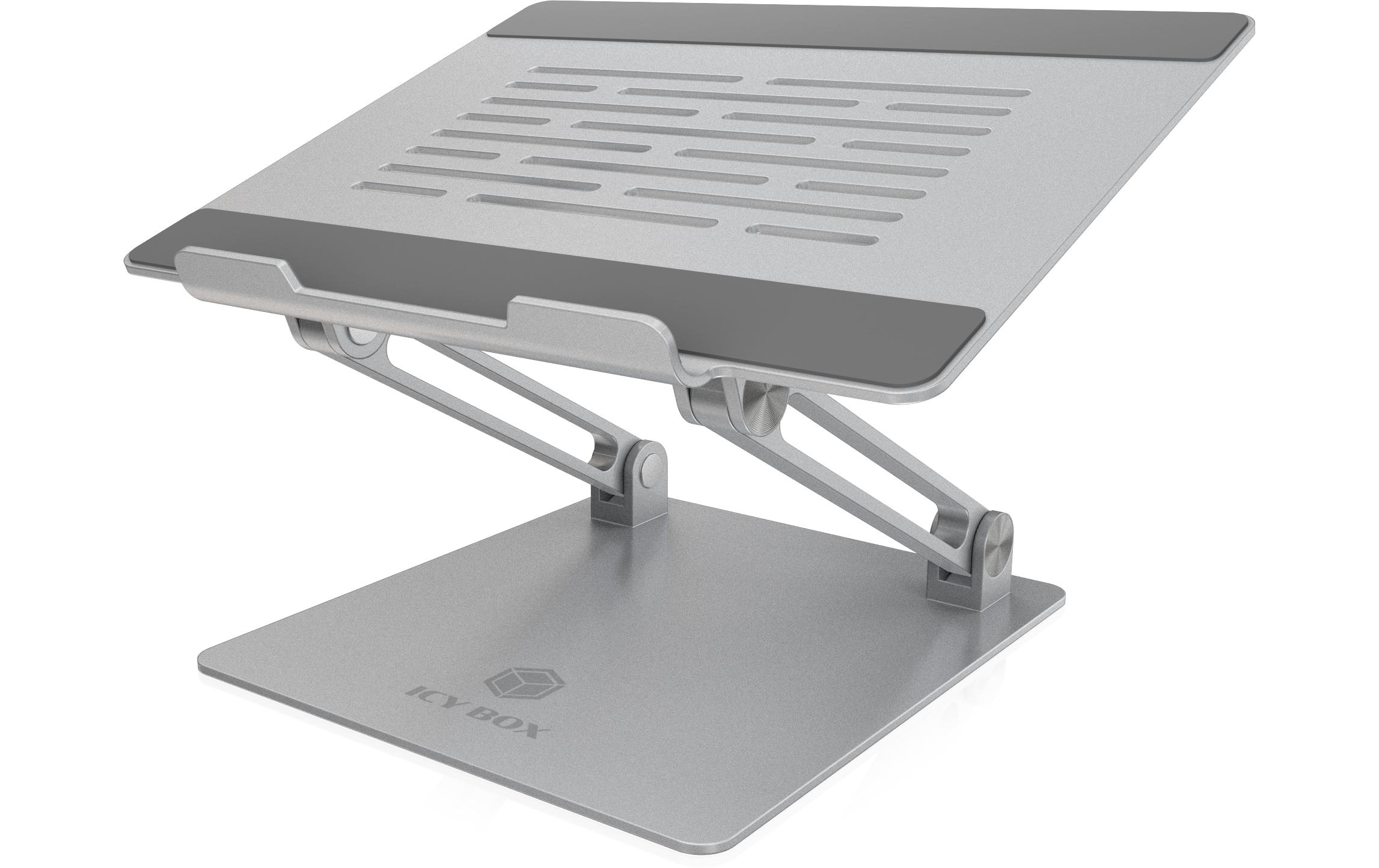 Icy Bo Tablet und Notebook Halter IB-NH300 höhenverstellbar, rutschfest, Alu