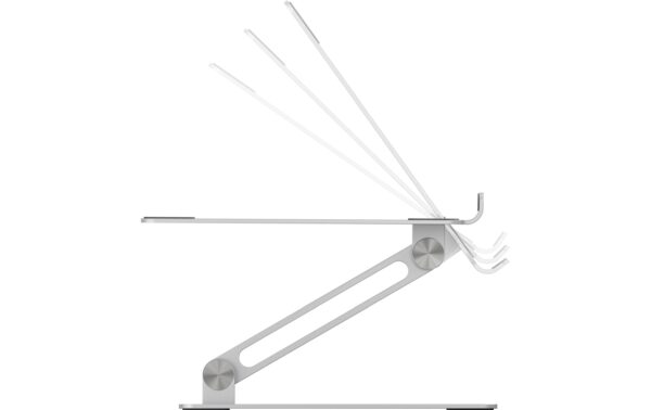 Icy Bo Tablet und Notebook Halter IB-NH300 höhenverstellbar, rutschfest, Alu