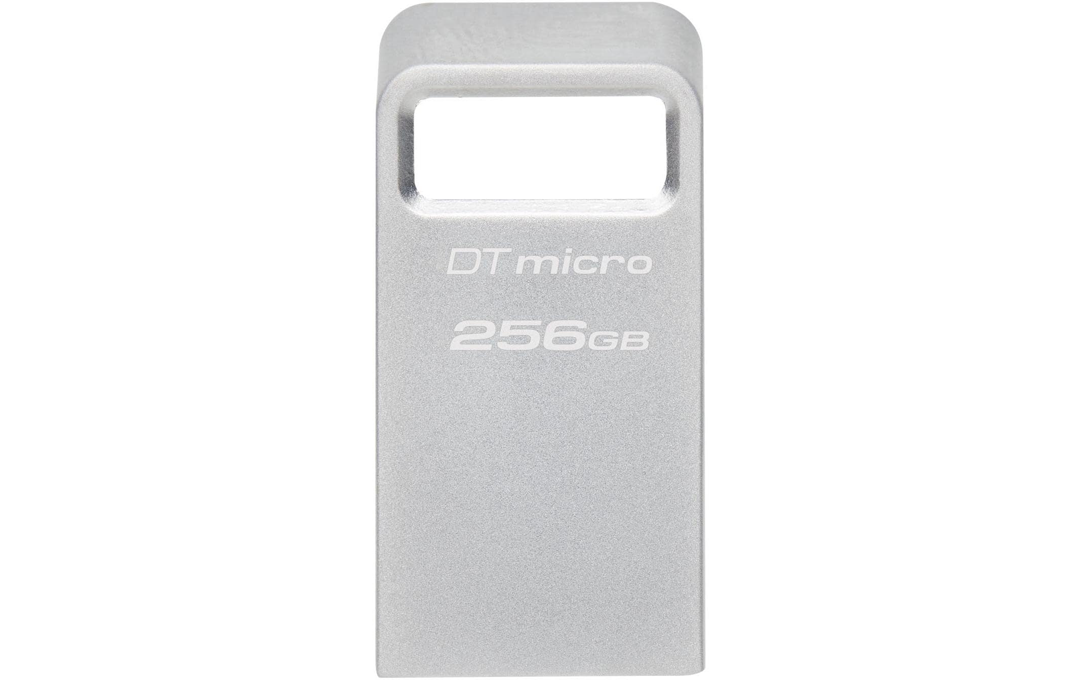Kingston DT Mic. 200MB/s USB 3.2 Gen1 256GB Metallgehäuse, ultrakompakt
