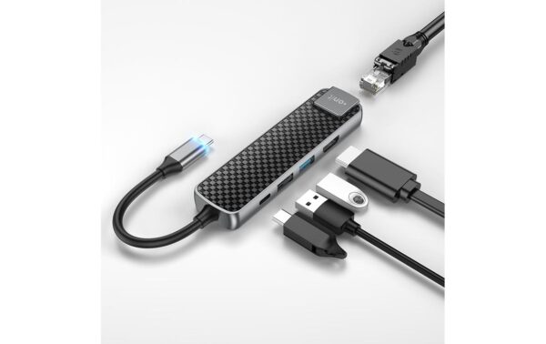 onit Type-C Multifunktionsadapter HDMI / USB-A / USB-C / RJ-45
