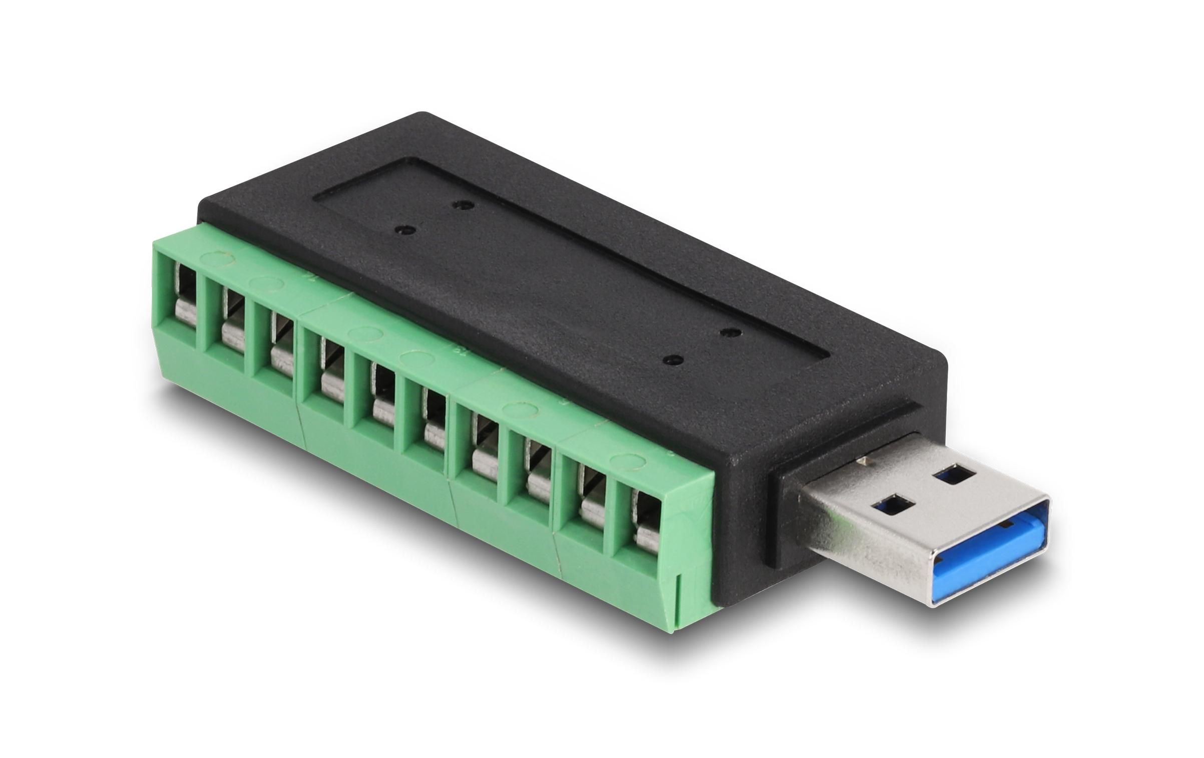 1388206 - Mediatech Delock USB 3.2 Gen 1 Typ-A Stecker zu Terminalblock Adapter kaufen Schweiz | Mediatech.ch