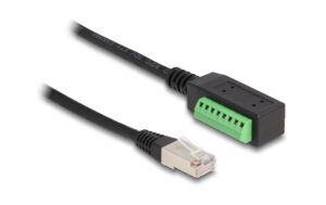 Delock RJ45 Kabel Cat. 5e Stecker zu Terminalblock Adapter, 21.5cm