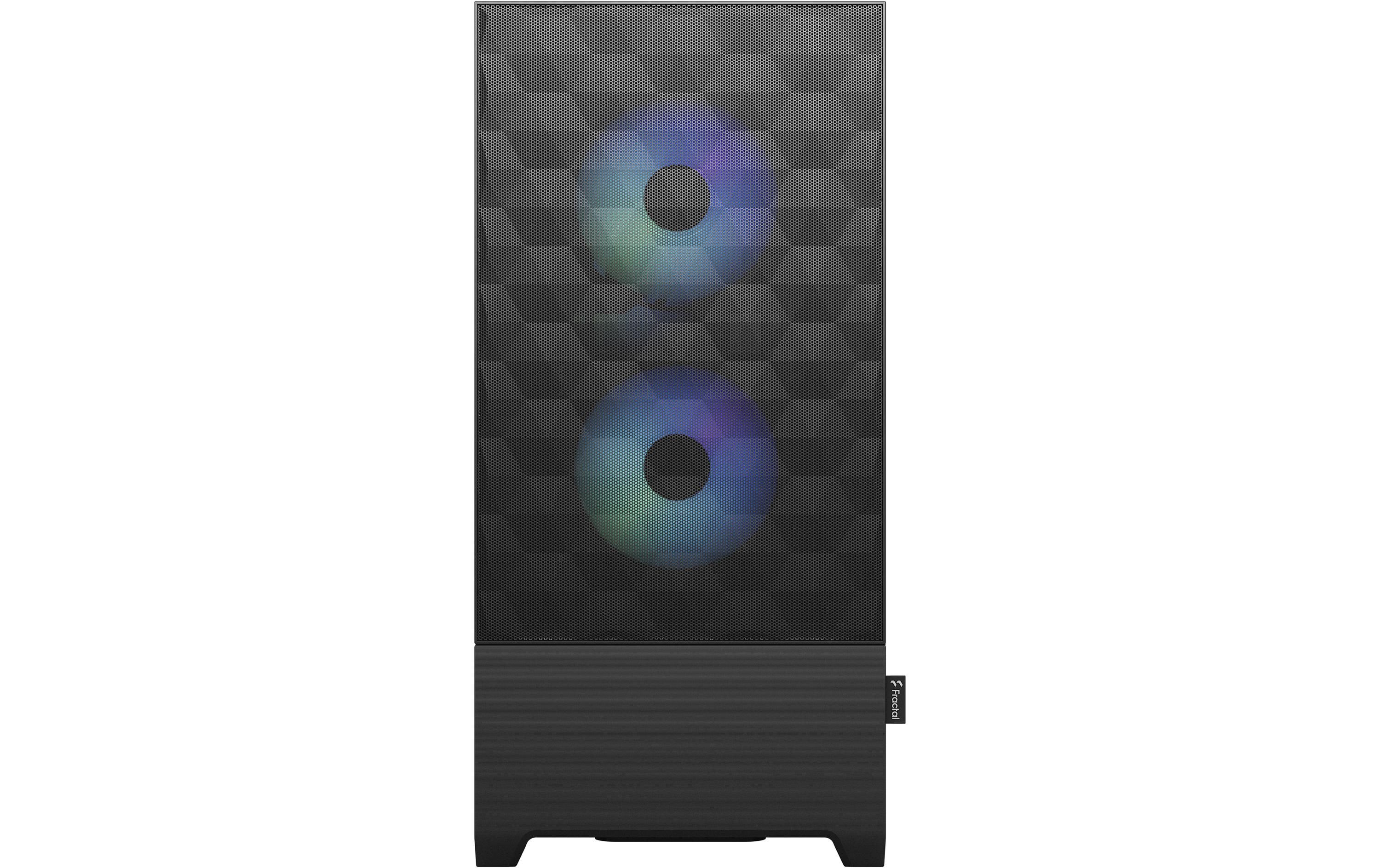 1389531_1 - Mediatech Fractal Pop Air RGB Schwarz TG