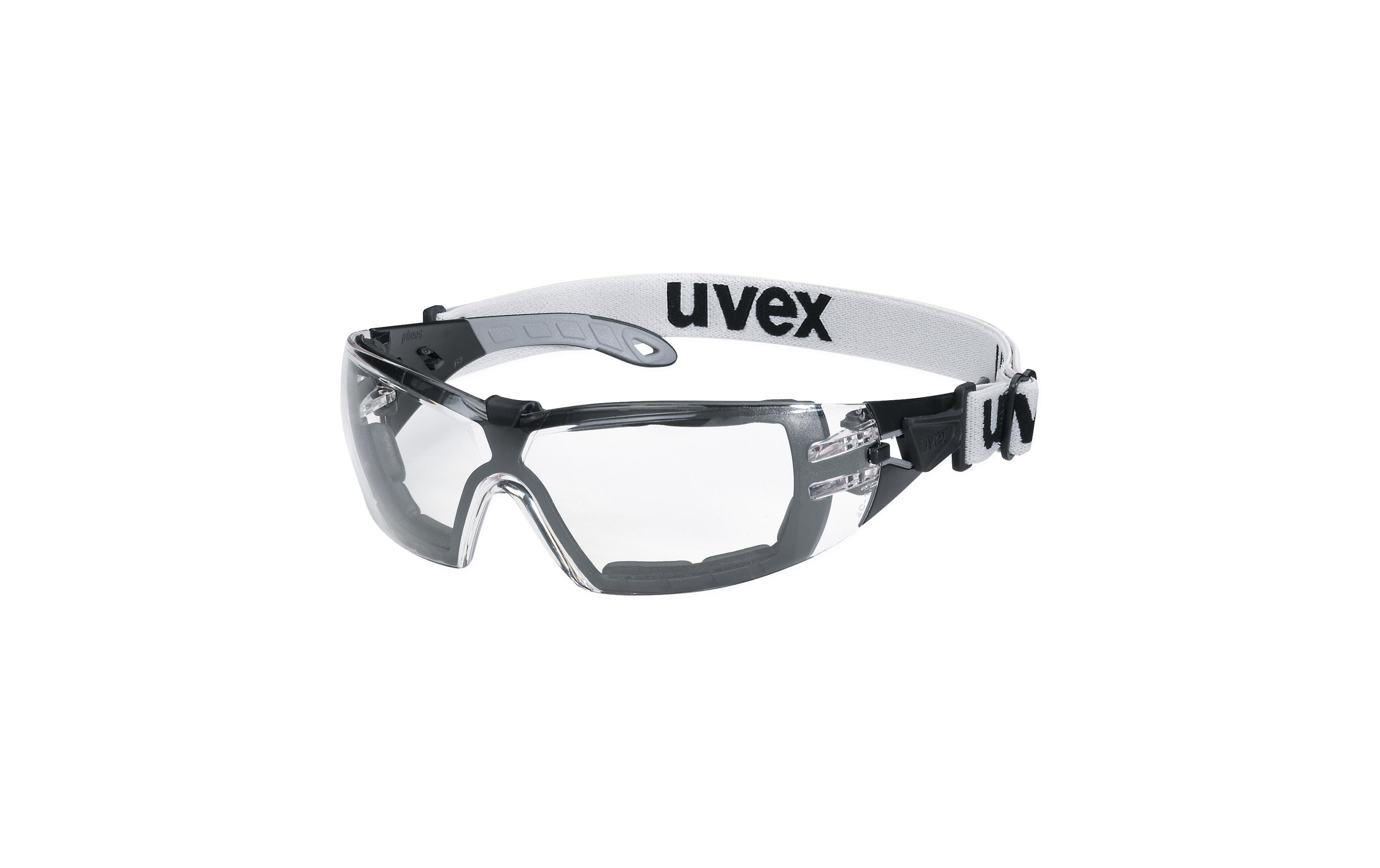 1390327 - Mediatech Uvex Schutzbrille pheos guard 9192 schwarz / grau kaufen Schweiz | Mediatech.ch