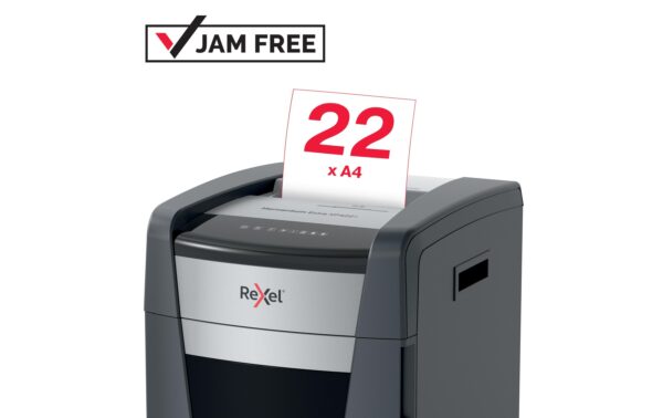 Rexel Aktenvernichter Momentum Extra XP422+ P-4, 22 Blatt, schwarz